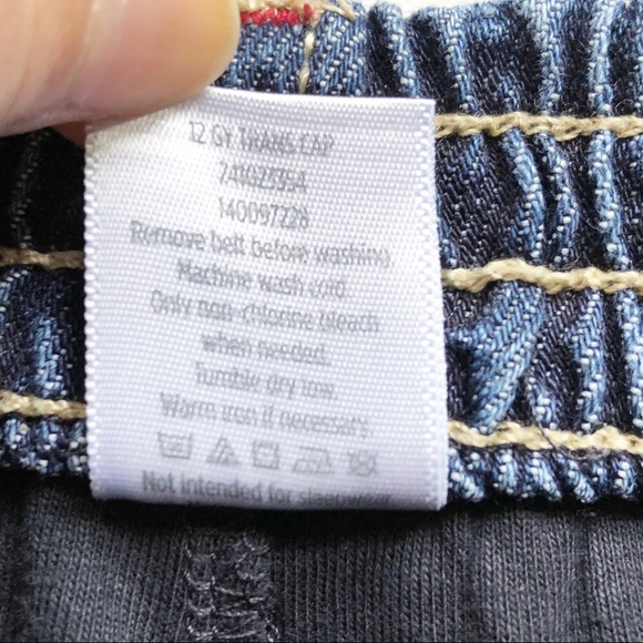 Gymboree Denim Jean Skirt Cherries 8 - Picture 5 of 5